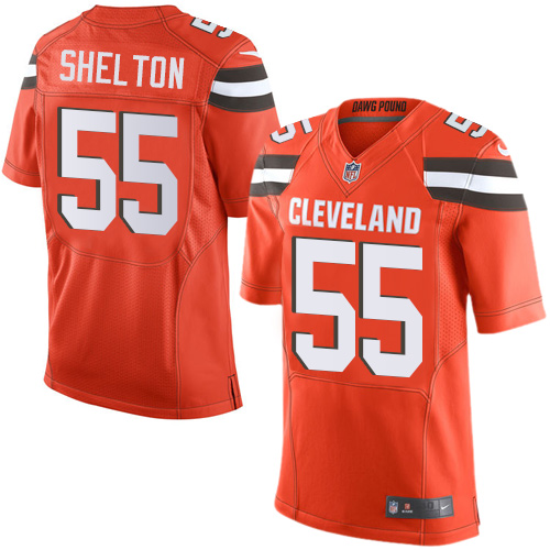 Youth Limited Danny Shelton Nike Jersey Orange Alternate - #55 NFL Cleveland Browns